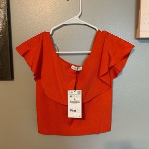 Zara Off The Shoulder Top